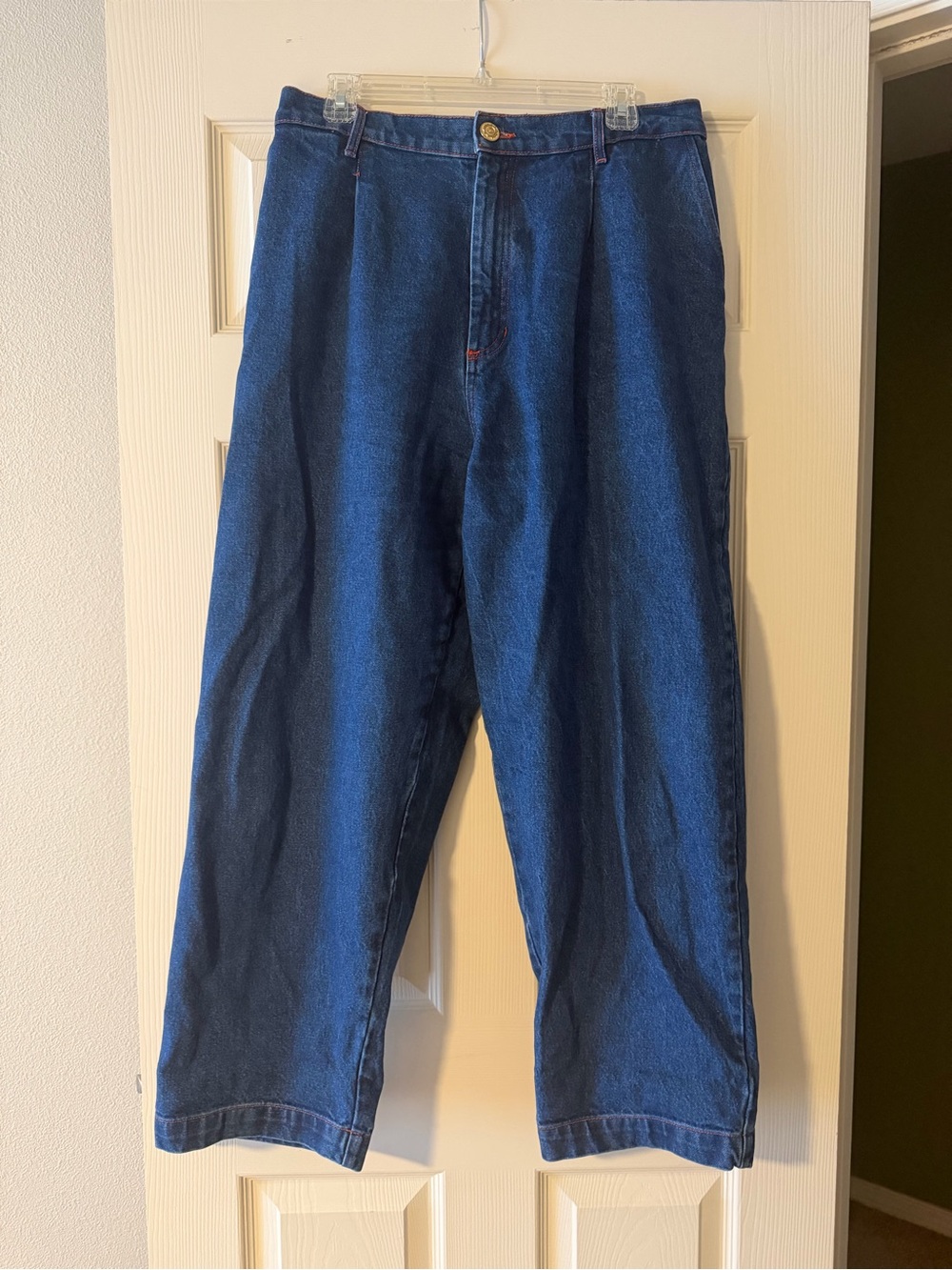 Big Bud Press Denim Trouser Jeans - Dark Wash - Large